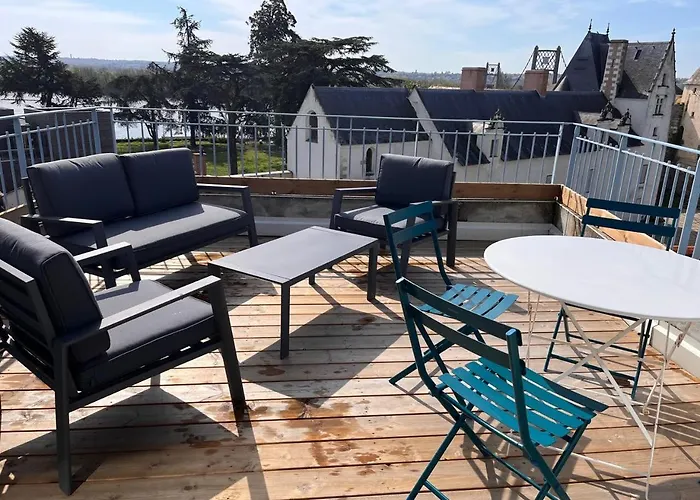 Appartement Grand Terrasse Vue Loire Et Château D'ancenis *
